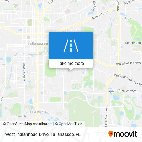 West Indianhead Drive map