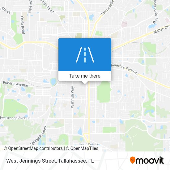 West Jennings Street map
