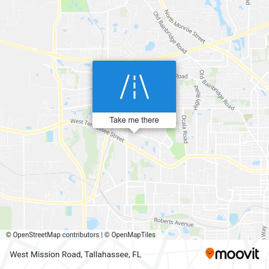 Mapa de West Mission Road
