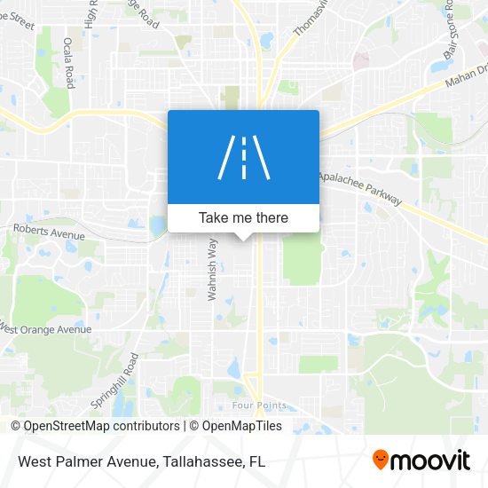 West Palmer Avenue map
