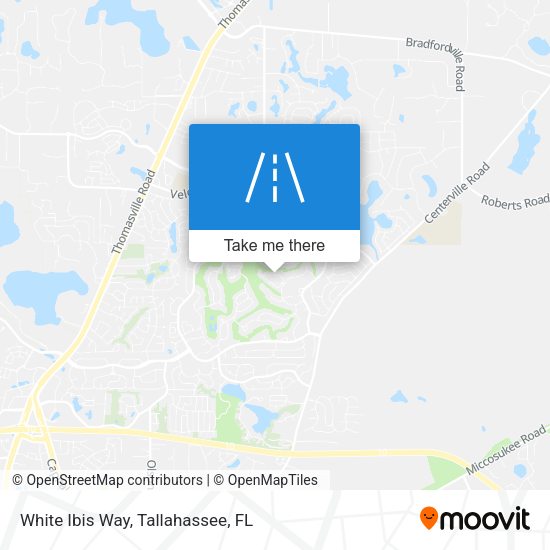 Mapa de White Ibis Way