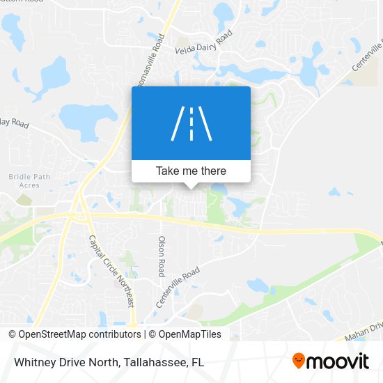 Mapa de Whitney Drive North