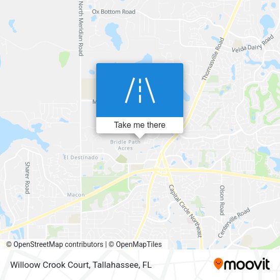 Willoow Crook Court map