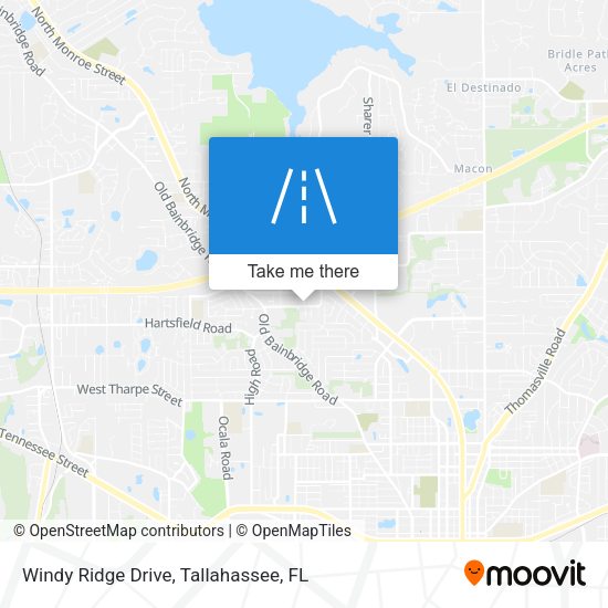 Windy Ridge Drive map