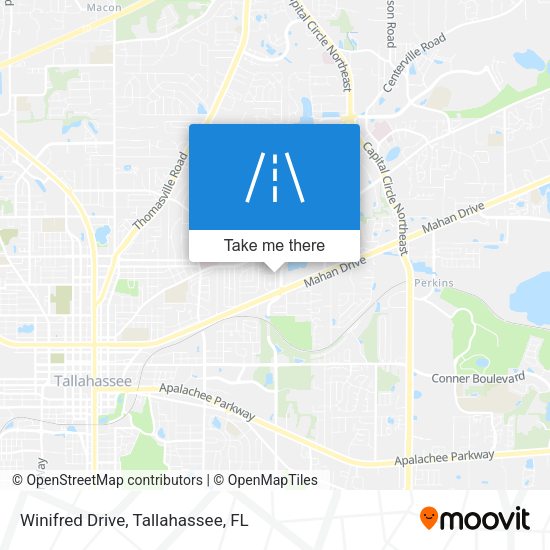 Winifred Drive map