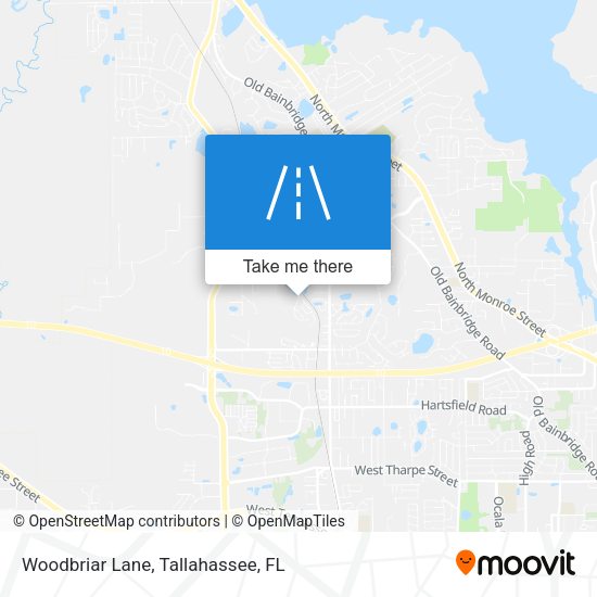 Woodbriar Lane map