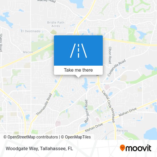 Mapa de Woodgate Way
