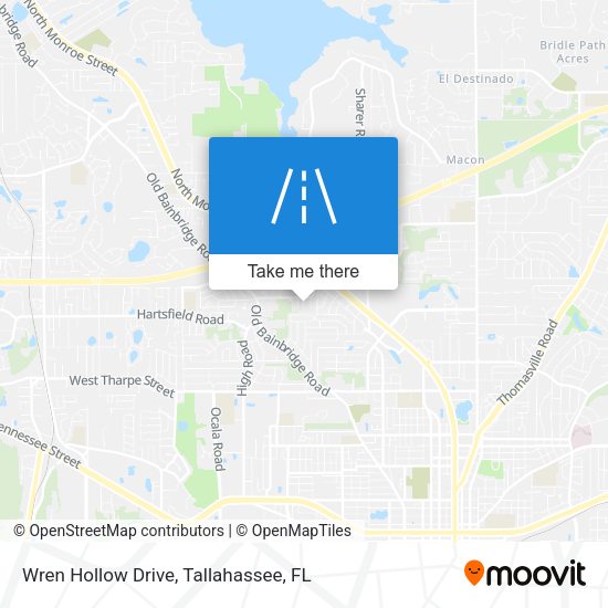 Wren Hollow Drive map