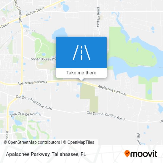 Mapa de Apalachee Parkway