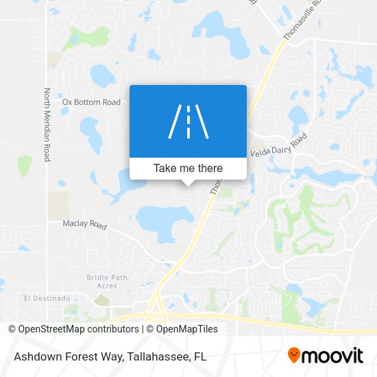 Mapa de Ashdown Forest Way