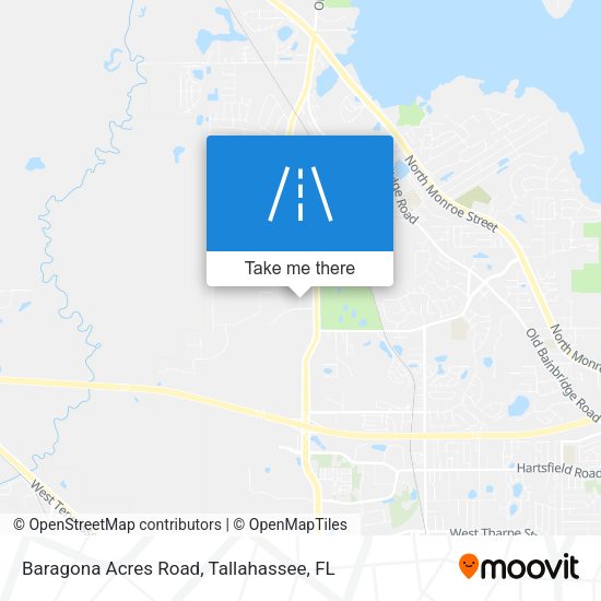 Baragona Acres Road map