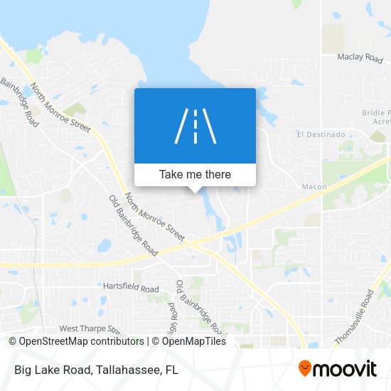 Mapa de Big Lake Road