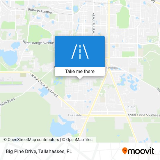 Big Pine Drive map