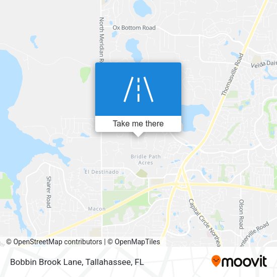 Bobbin Brook Lane map