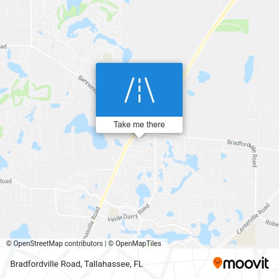 Bradfordville Road map