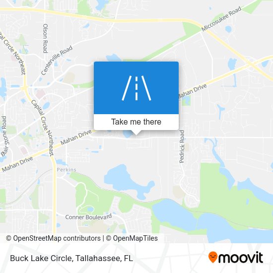 Buck Lake Circle map