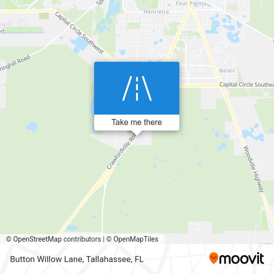 Mapa de Button Willow Lane