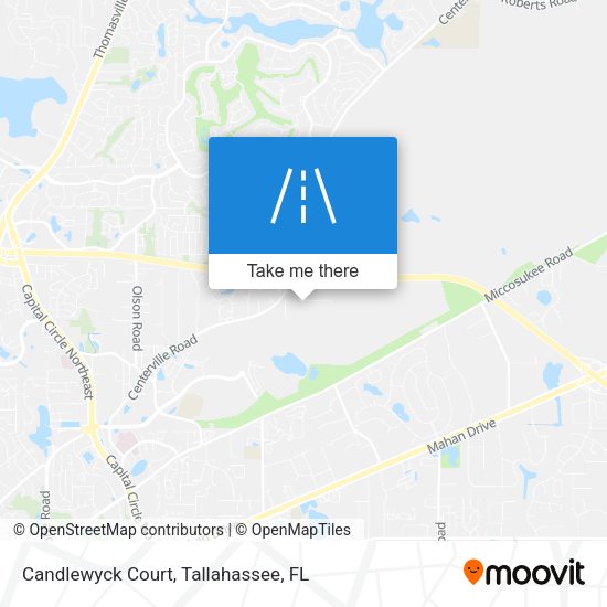 Candlewyck Court map