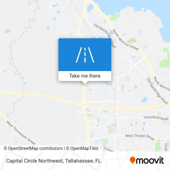 Mapa de Capital Circle Northwest
