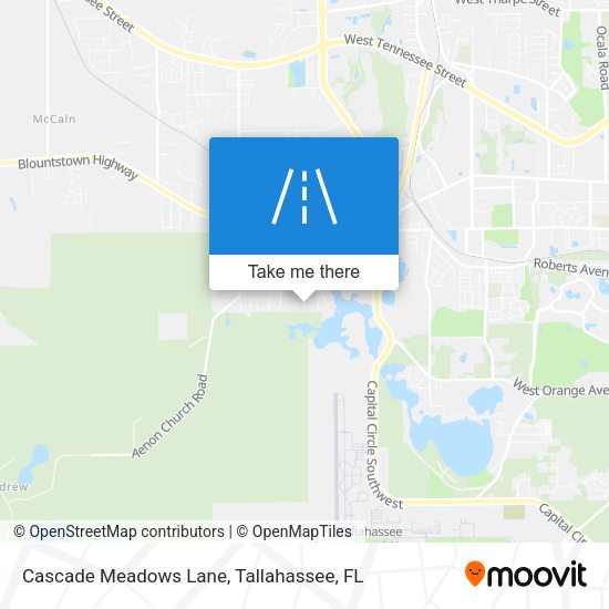 Cascade Meadows Lane map