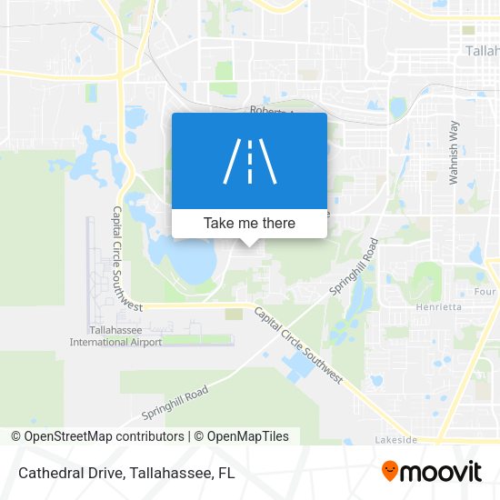 Mapa de Cathedral Drive