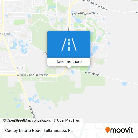 Cauley Estate Road map