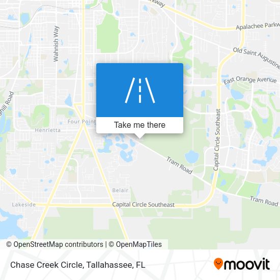 Chase Creek Circle map