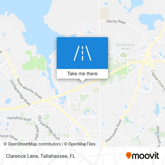 Mapa de Clarence Lane