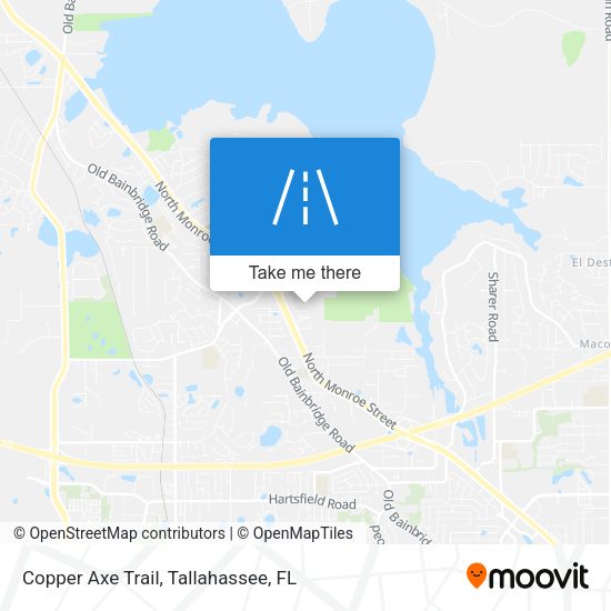 Mapa de Copper Axe Trail