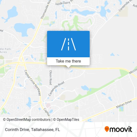 Mapa de Corinth Drive