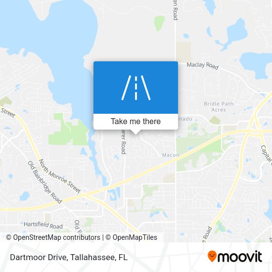 Dartmoor Drive map