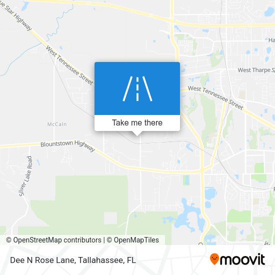 Dee N Rose Lane map