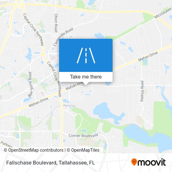 Fallschase Boulevard map