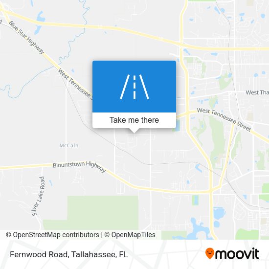 Mapa de Fernwood Road