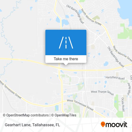 Gearhart Lane map