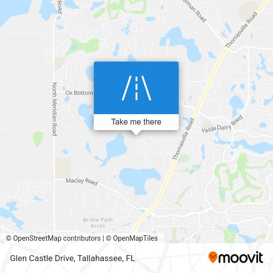 Glen Castle Drive map