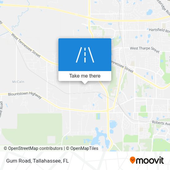 Mapa de Gum Road