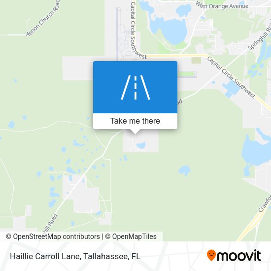 Haillie Carroll Lane map