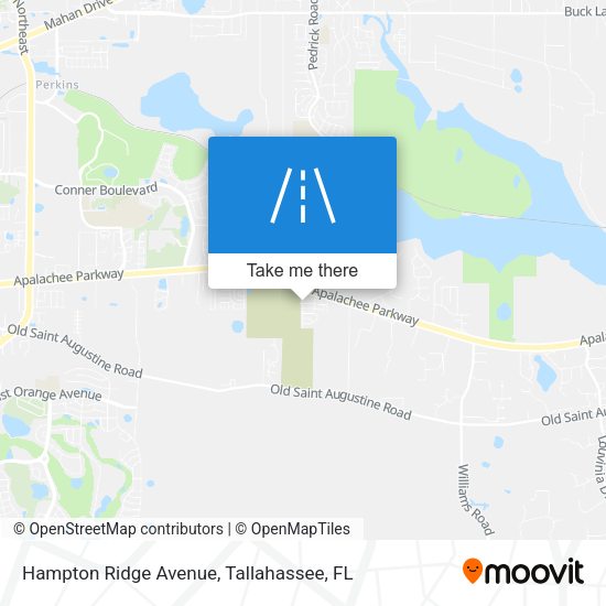 Hampton Ridge Avenue map
