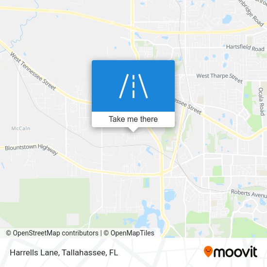 Mapa de Harrells Lane