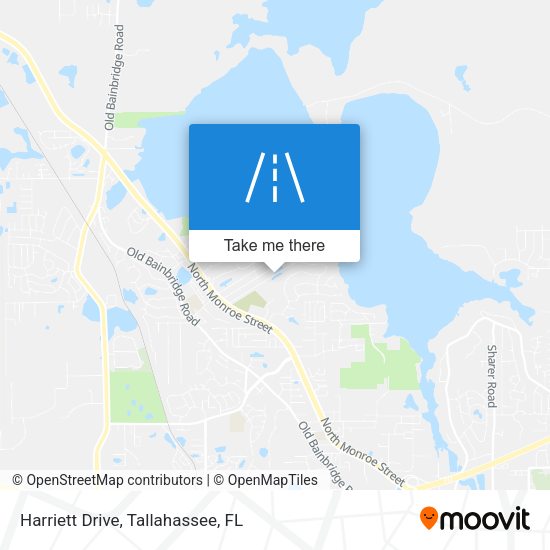 Harriett Drive map