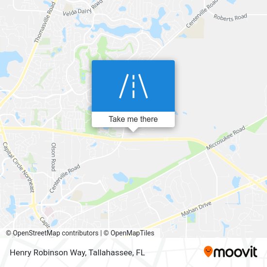 Mapa de Henry Robinson Way