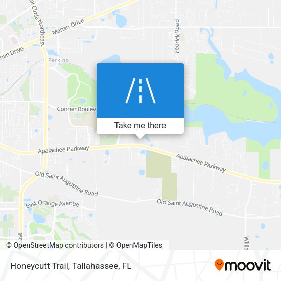 Honeycutt Trail map