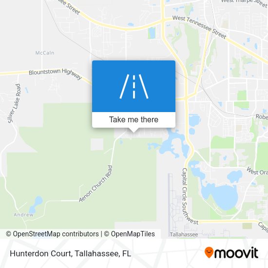 Mapa de Hunterdon Court