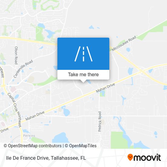 Ile De France Drive map
