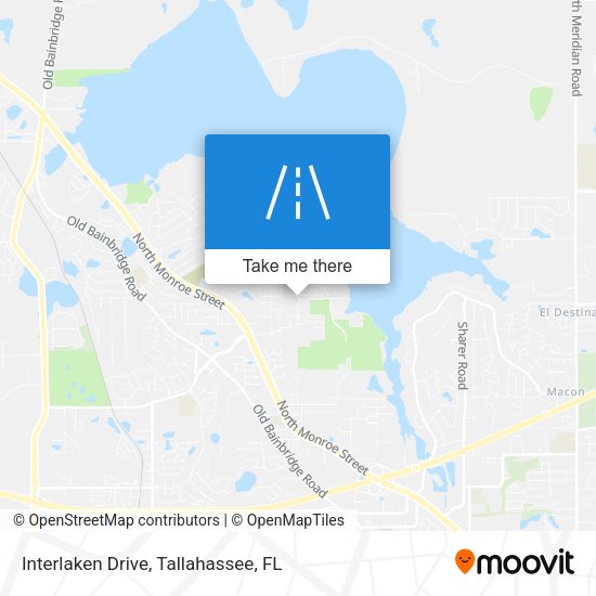 Interlaken Drive map