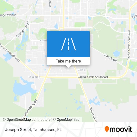 Mapa de Joseph Street