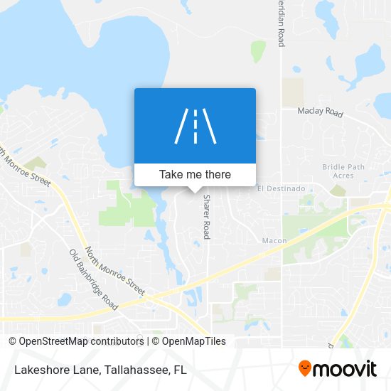 Lakeshore Lane map