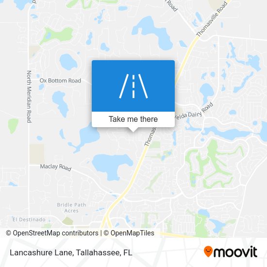 Mapa de Lancashure Lane