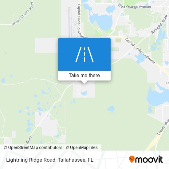 Mapa de Lightning Ridge Road